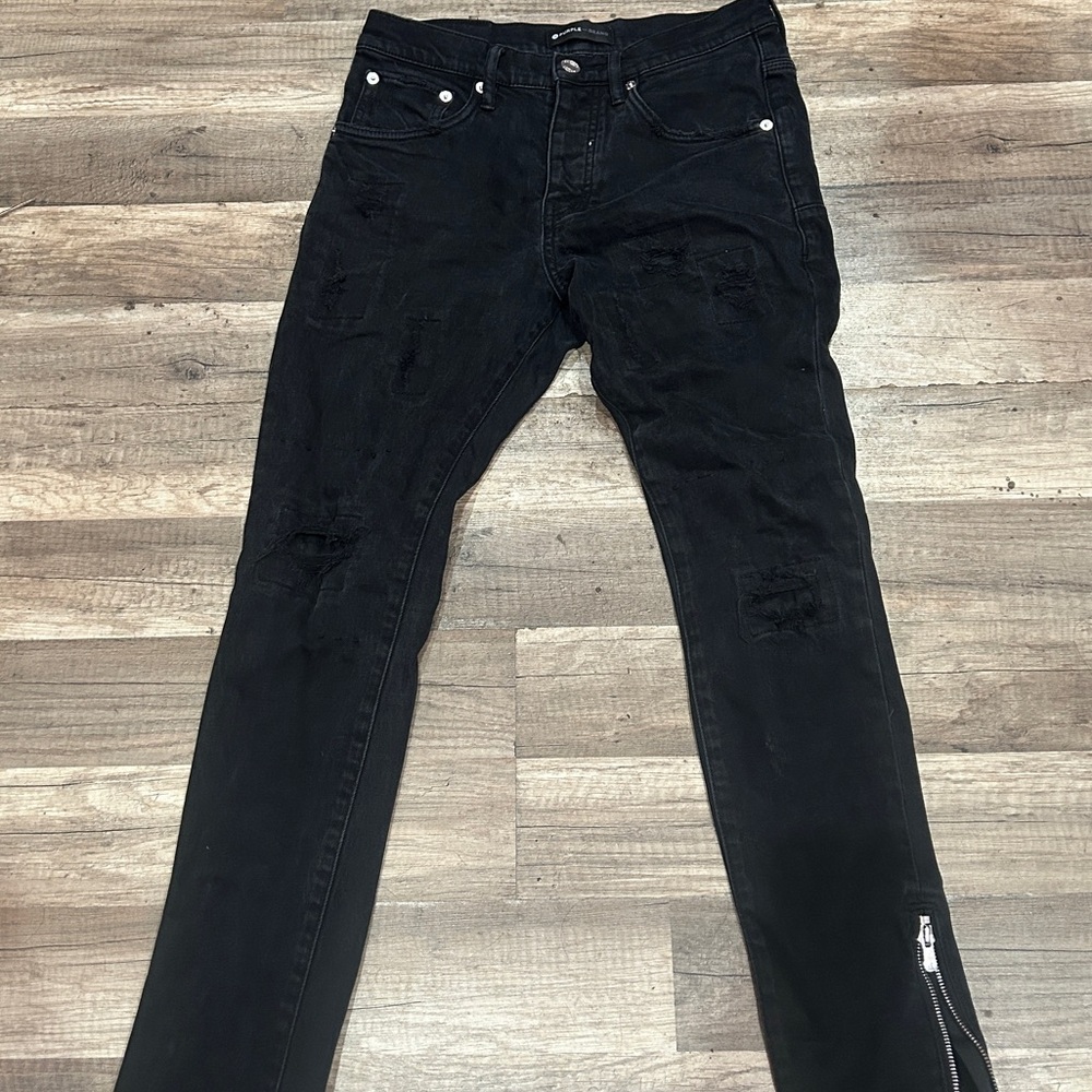 Purple jeans